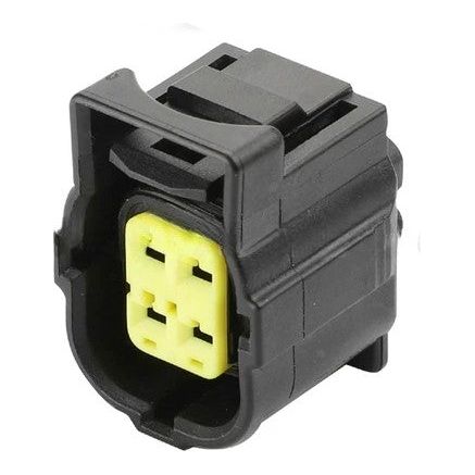 yco 184378-1 Connector 4 Way Female, SSC 1.8 mm, Black, Code A