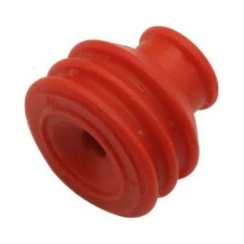 Yazaki Wire Seal, 7158-3034-50 YESC 9.5 mm, 4.0 mm², Red, Silicone