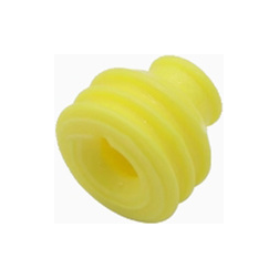 Yazaki Wire Seal, 7158-3036-70 YESC 9.5 mm, 10.0 mm², Yellow, Silicone