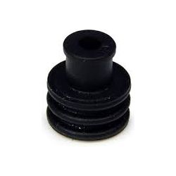 Yazaki Wire Seal, 7158-3083 YESC 6.3 mm, 12-10 AWG, Black, Silicone