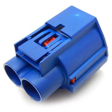 CID1045-HY-21 Female Connector 4 Way, Hybrid 9.5 mm + 1.5 mm, Sealed, Blue